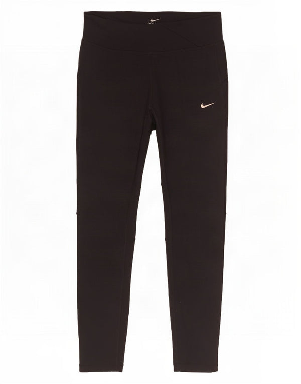 Nike Legging Dri Fit pour femme UK 10 Petit Noir