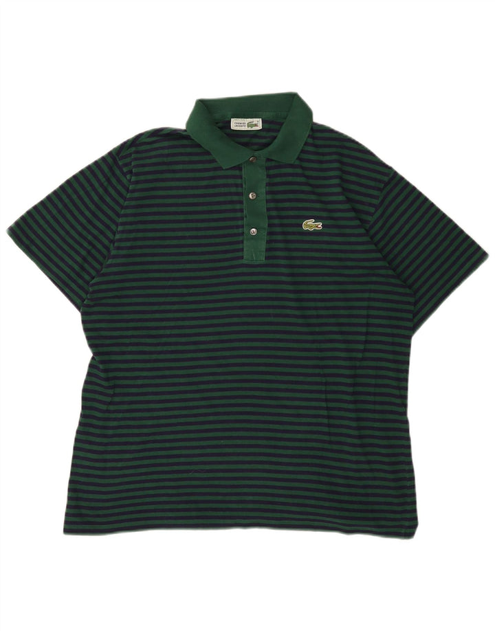 Lacoste Polo Homme Taille 4 Medium Green Pinstripe
