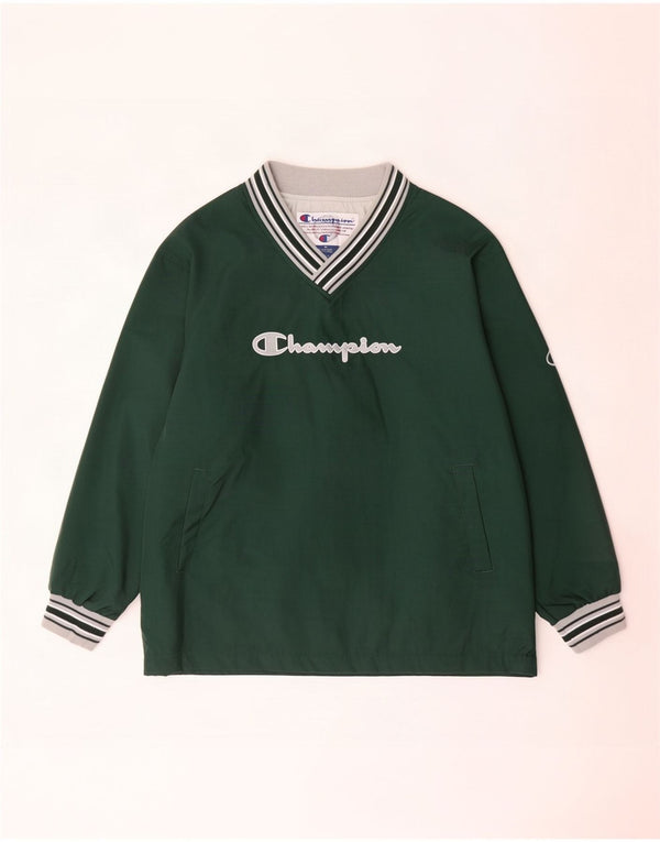 Champion Veste de Survêtement Graphique pour Homme XL Vert Colorblock