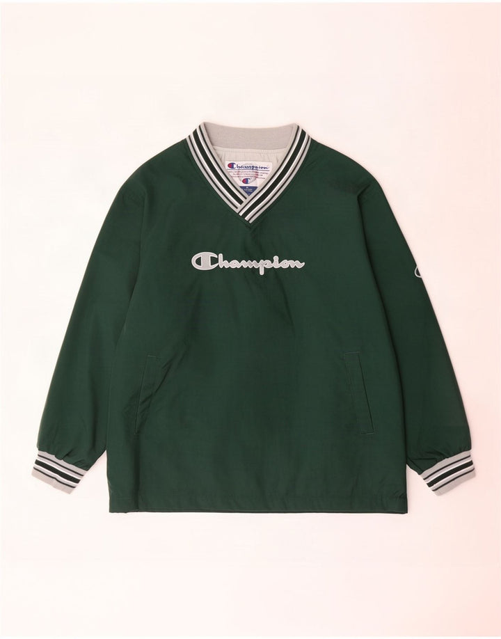 Champion Veste de Survêtement Graphique pour Homme XL Vert Colorblock
