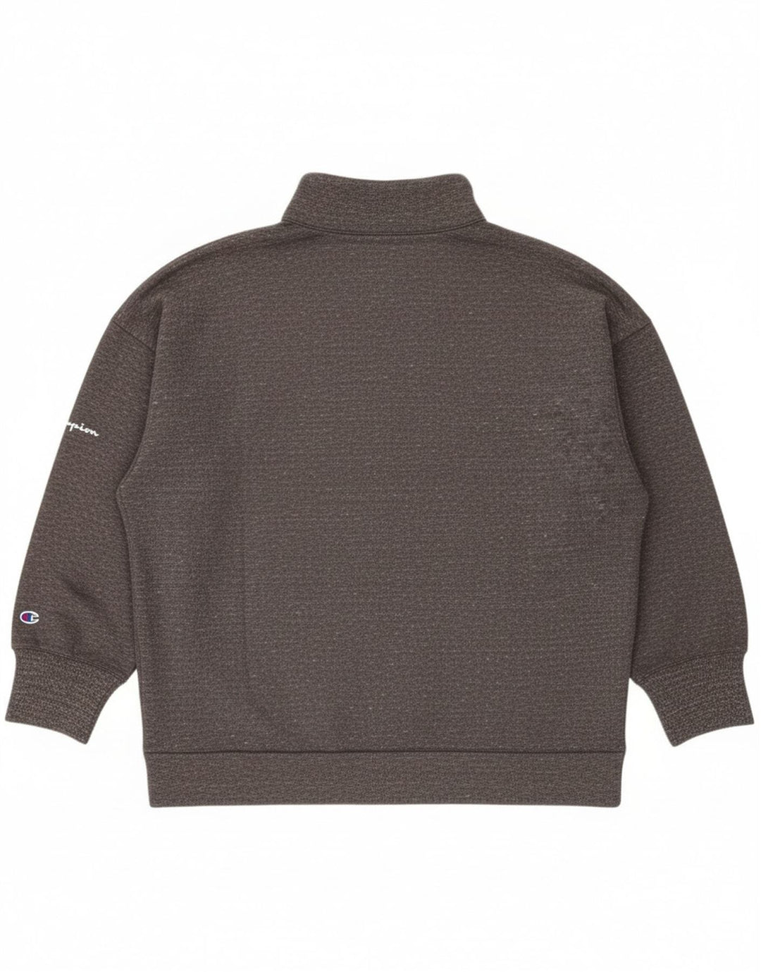 Champion Veste de survêtement surdimensionnée pour femme UK 14 Gris moyen moucheté