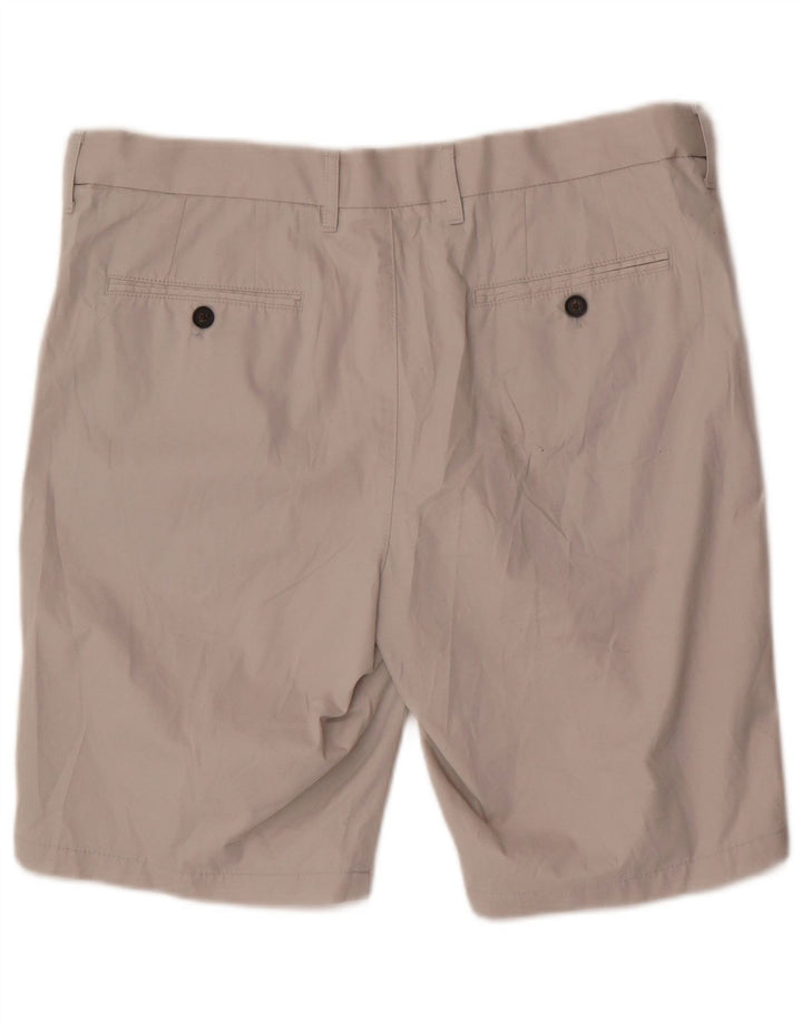 Marks & Spencer Short Chino Homme W36 Grand Gris Coton