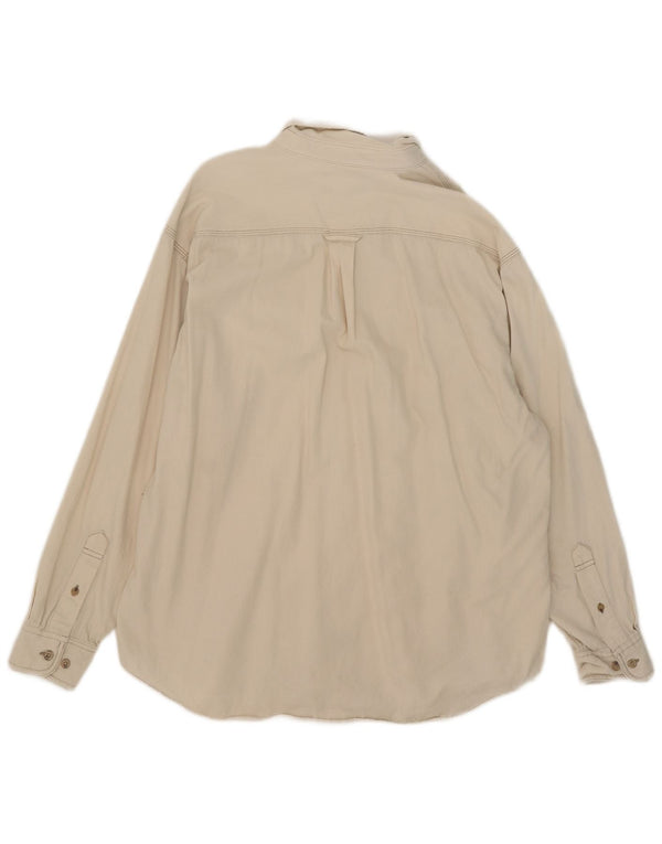Lee Chemise en Jean Homme Large Blanc Cassé Coton