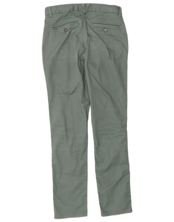 Fat Face Pantalon Chino Slim Homme W30 L30 Vert Coton