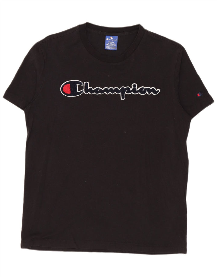 Champion T-Shirt Graphique Homme Petit Noir Coton
