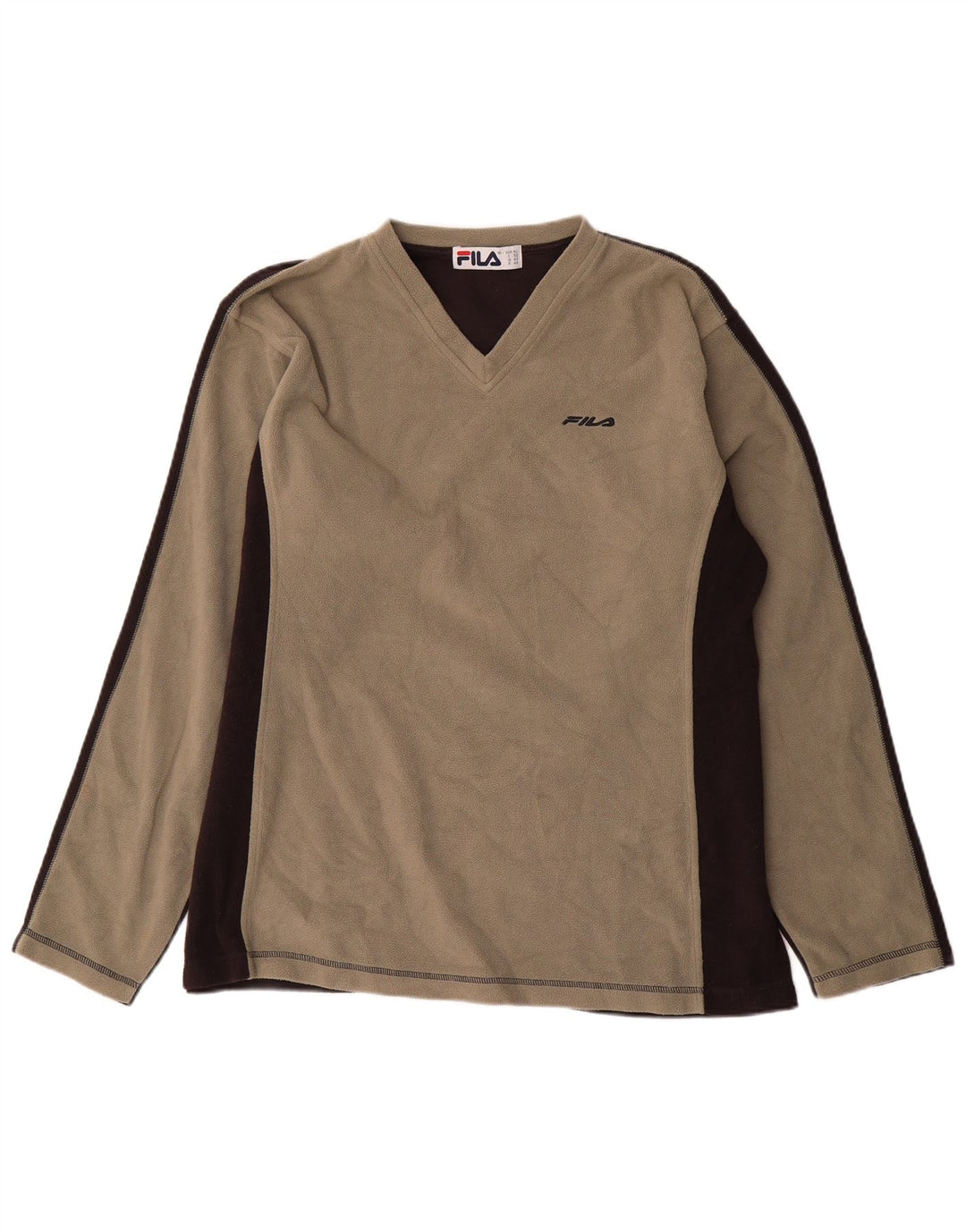 Fila Pull polaire pour femme UK 18 XL Gris Colorblock Polyester