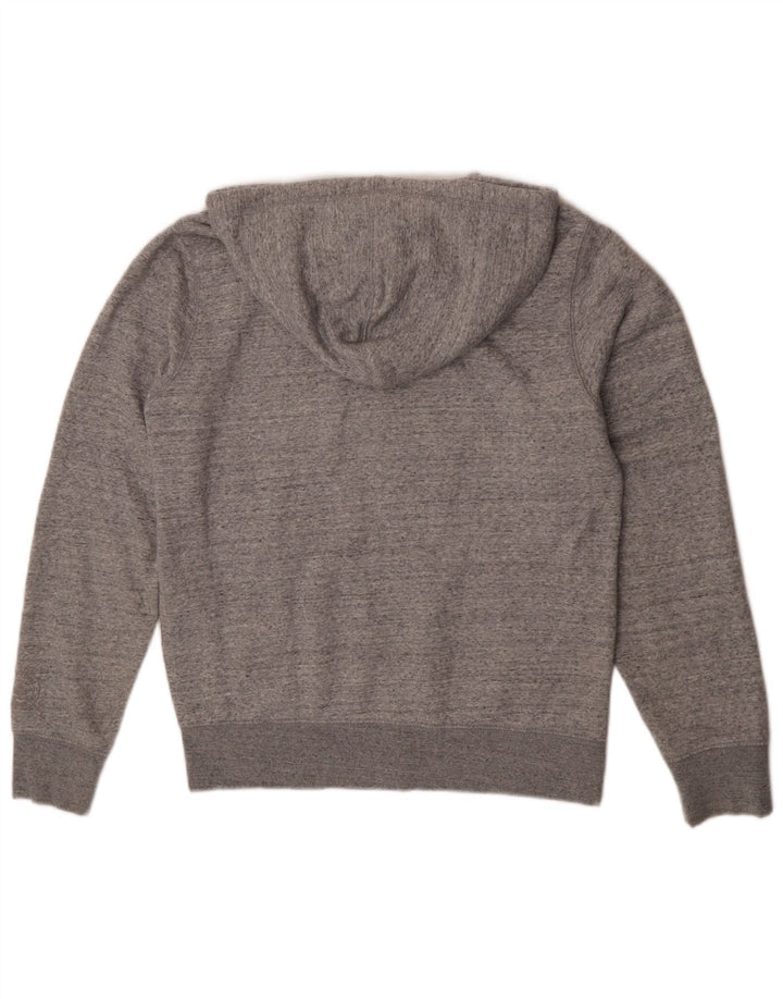 Dockers Pull à capuche zippé régulier pour hommes, petit coton moucheté gris