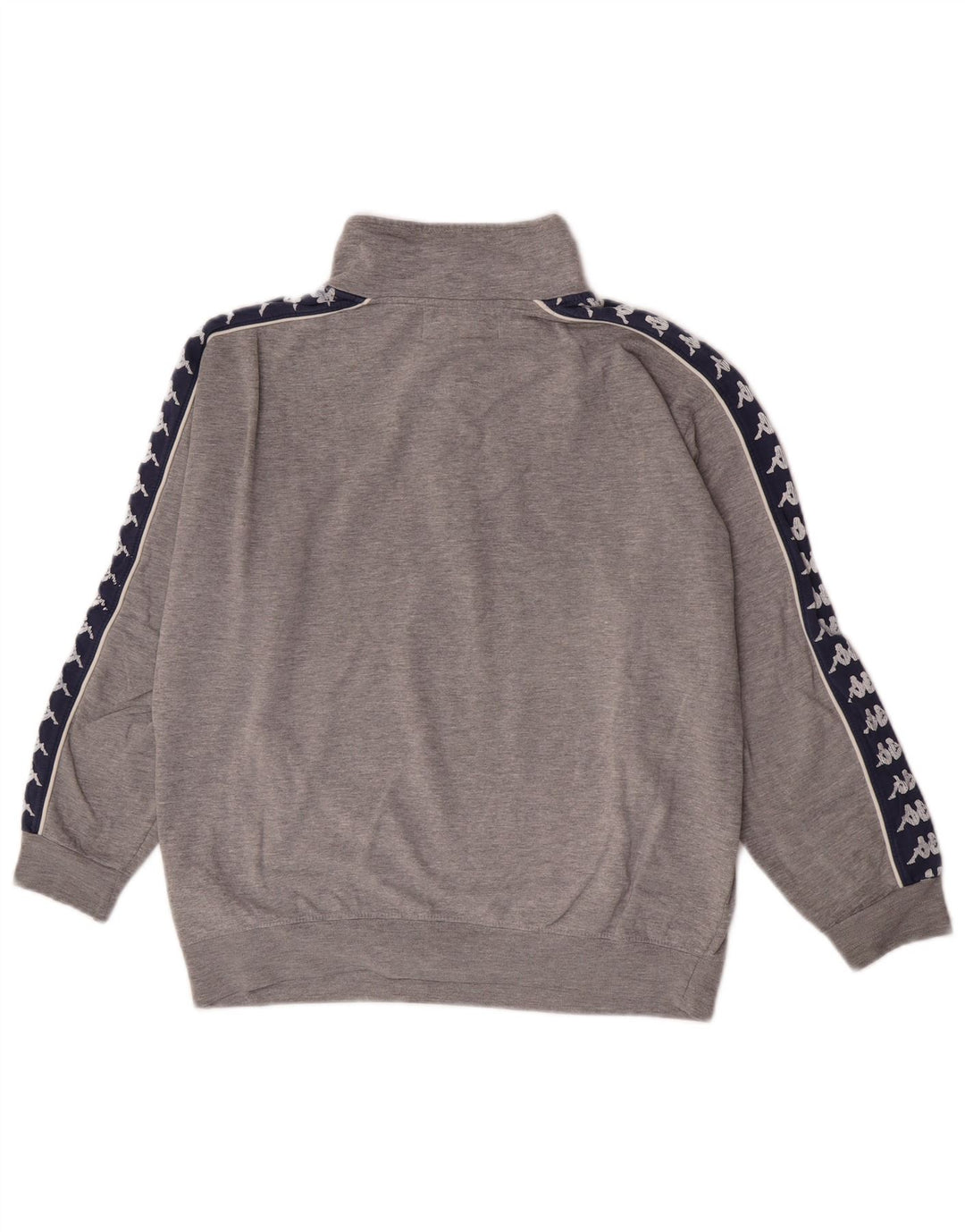 Kappa Sweat-shirt graphique pour femme UK 14 Gris moyen Colourblock