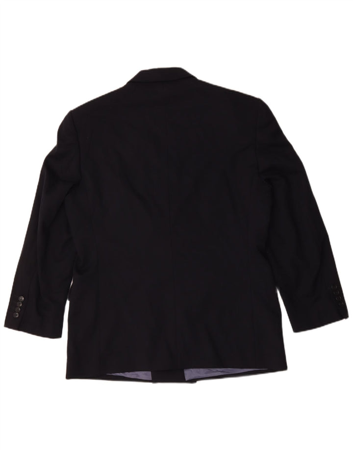 Marks & Spencer Veste blazer double boutonnage pour homme UK 40 Bleu marine moyen