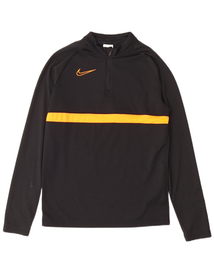 NIKE Haut de survêtement Dri Fit pour garçon 12-13 ans Noir Taille L