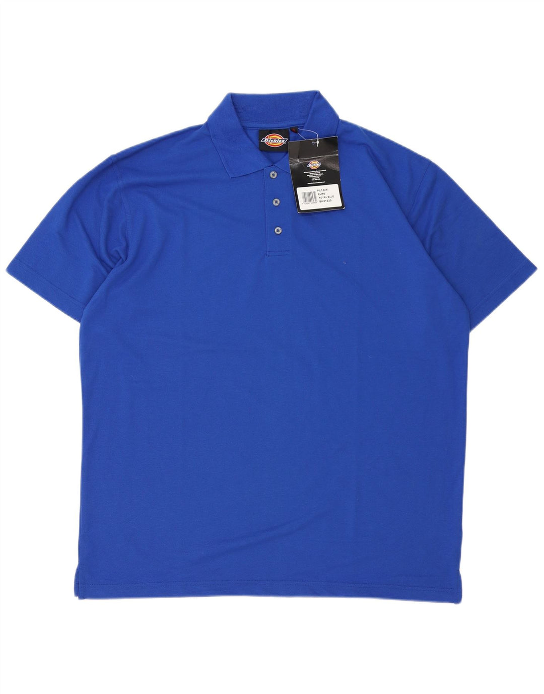 Dickies Polo Homme XL Bleu Polyester