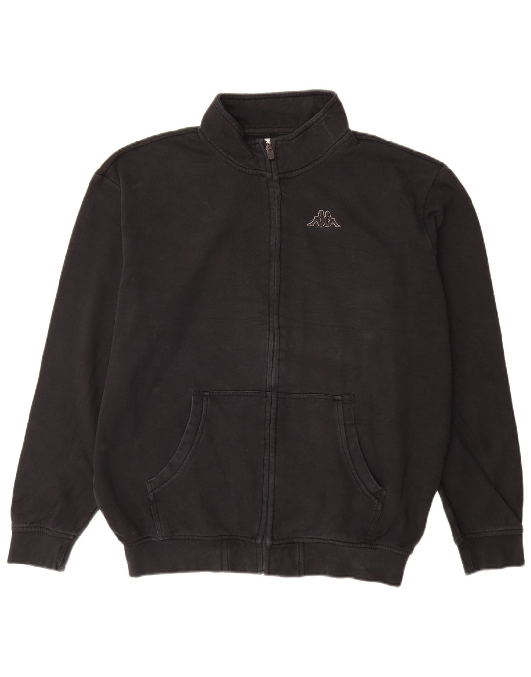 Kappa Veste de survêtement pour homme 2XL en coton noir