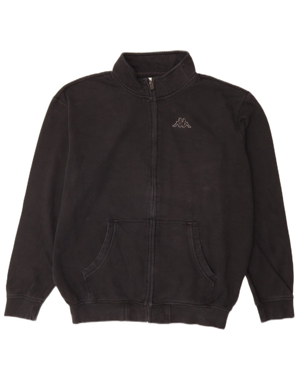 Kappa Veste de survêtement pour homme 2XL en coton noir