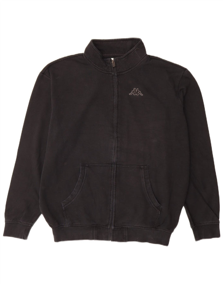 Kappa Veste de survêtement pour homme 2XL en coton noir
