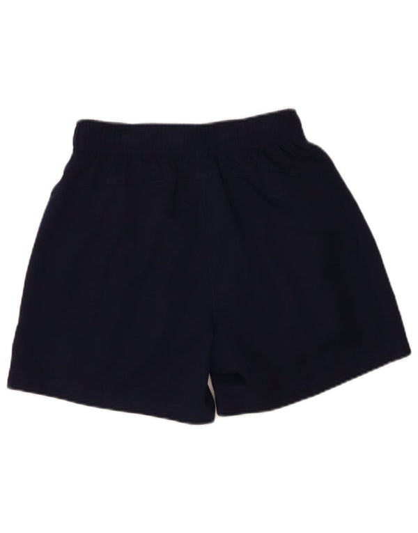 Puma Short de sport pour femme UK 10 Small Bleu marine Polyester
