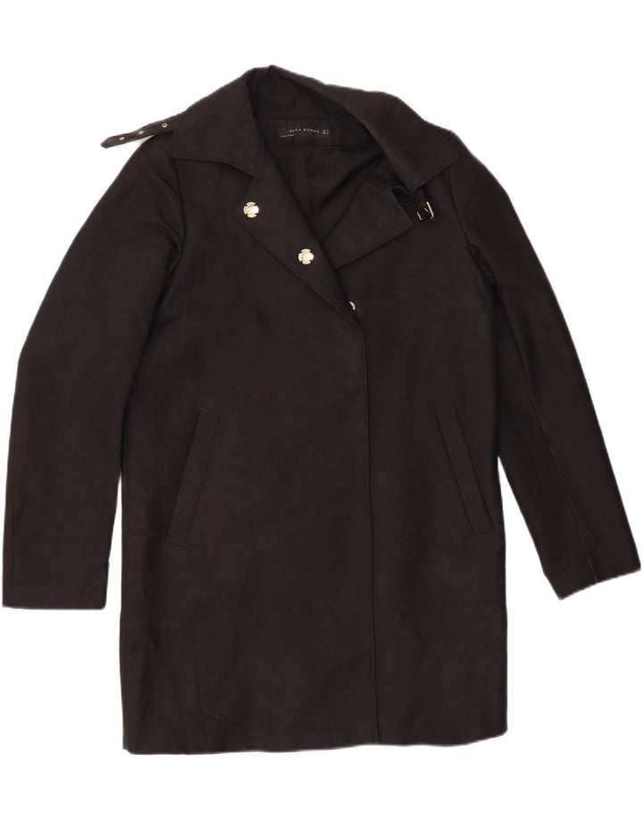 Zara Manteau surdimensionné pour femme UK 10 Petit Noir