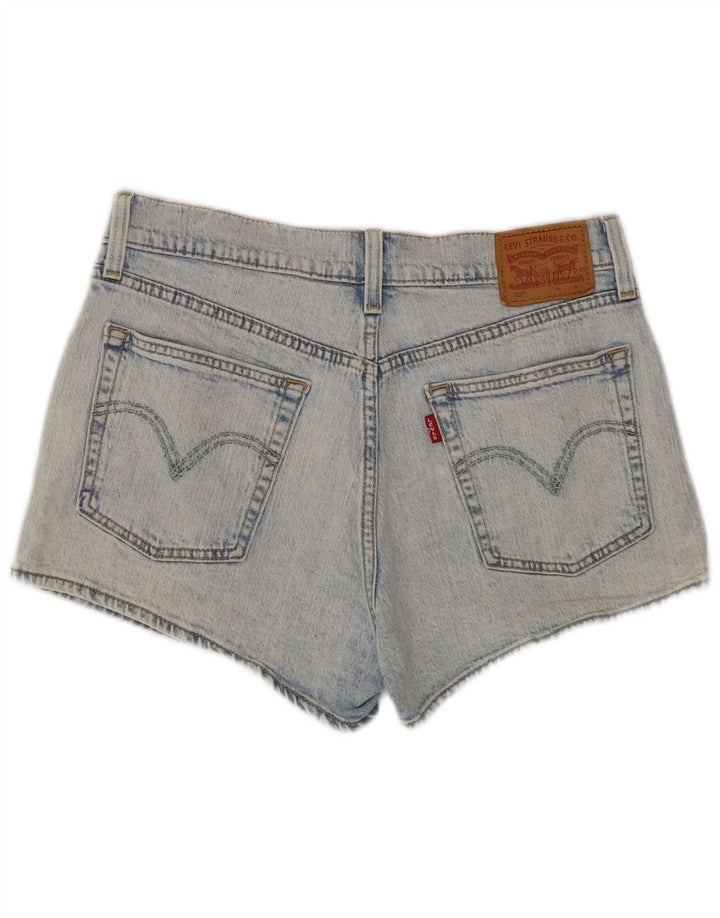 Levi's Short en Jean 501 Femme W27 Petit Bleu Coton