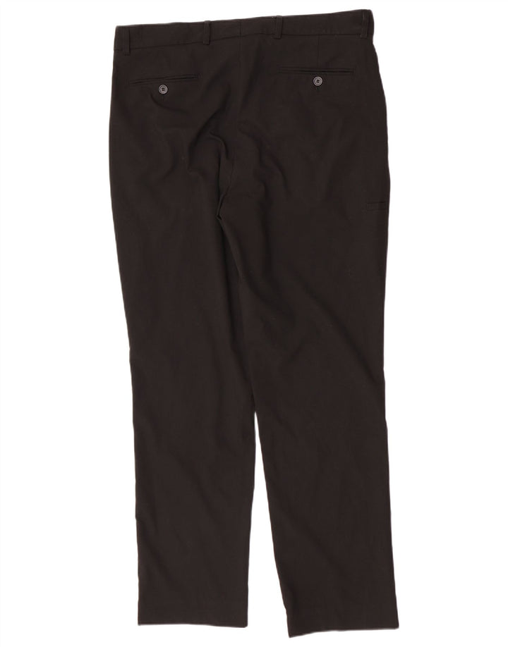 Marks & Spencer Pantalon Chino Droit Homme W36 L30 Noir Polyester
