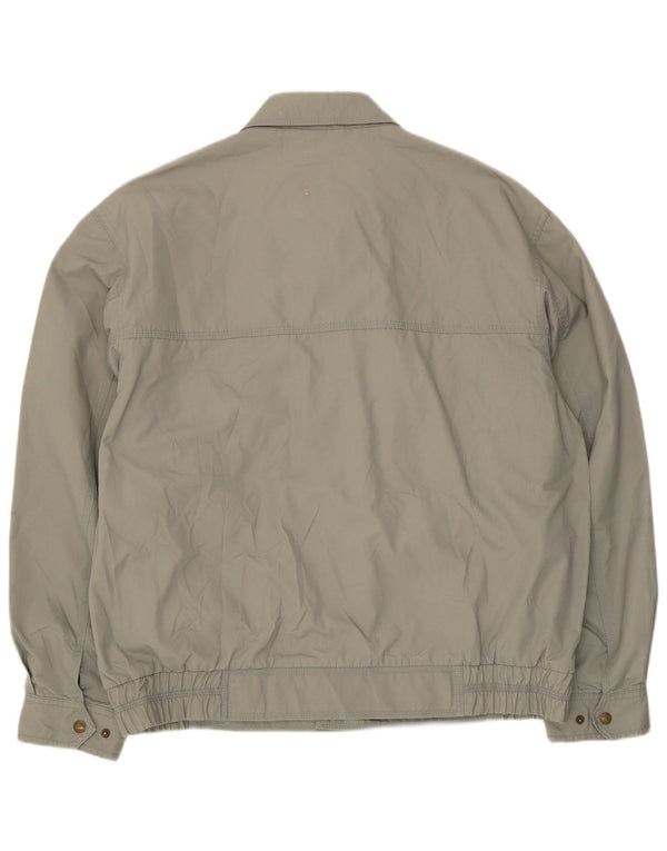 European Project Mens Bomber Jacket Taille 40 Grand Gris