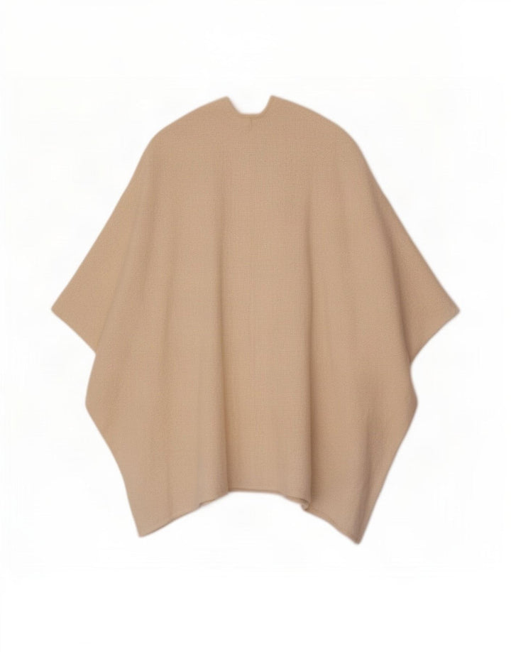 Marks & Spencer Poncho Cardigan Pull Taille Unique Beige Polyester