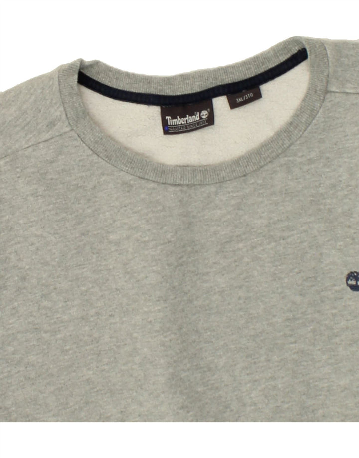 TIMBERLAND Sweat-Shirt Homme 3XL Gris Coton
