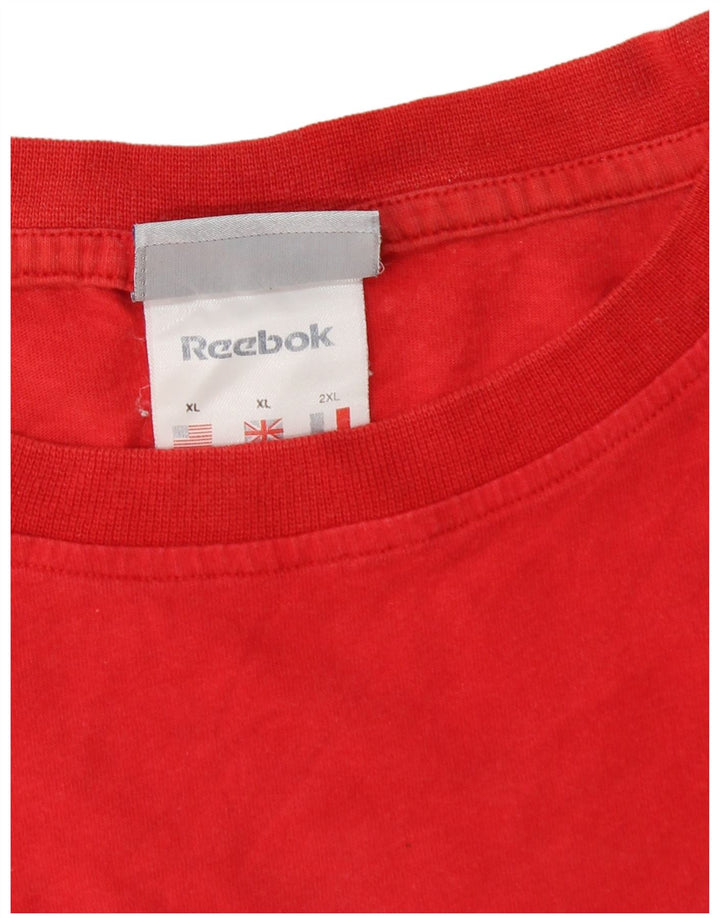 Reebok Tee-Shirt Graphique Homme XL Rouge