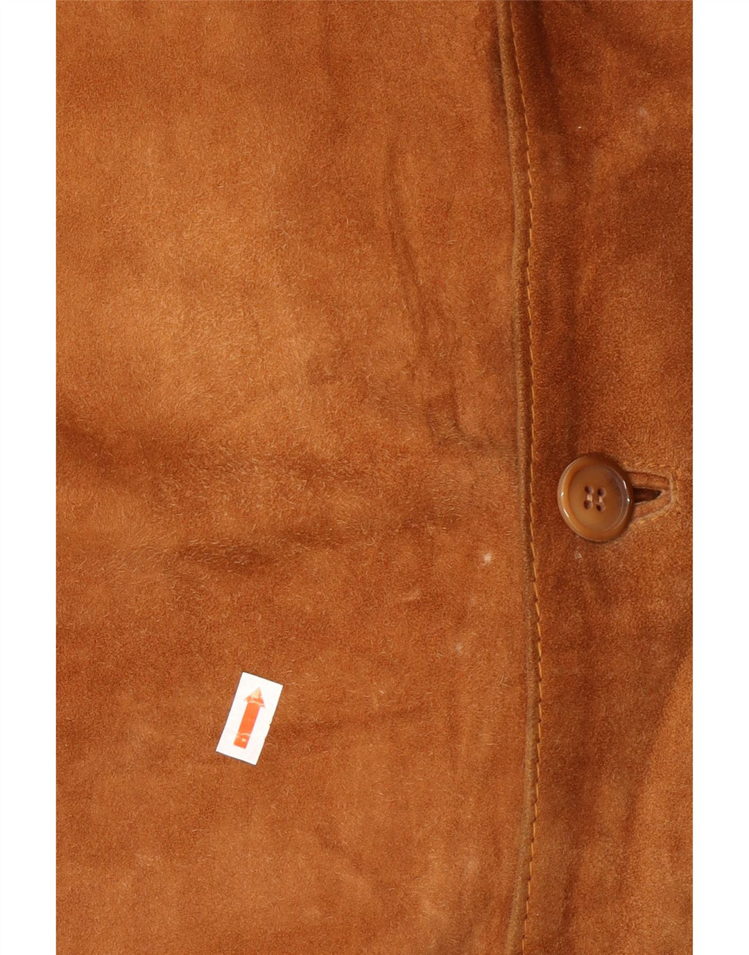 VINTAGE Veste en Daim Homme IT 52 XL Cuir Beige