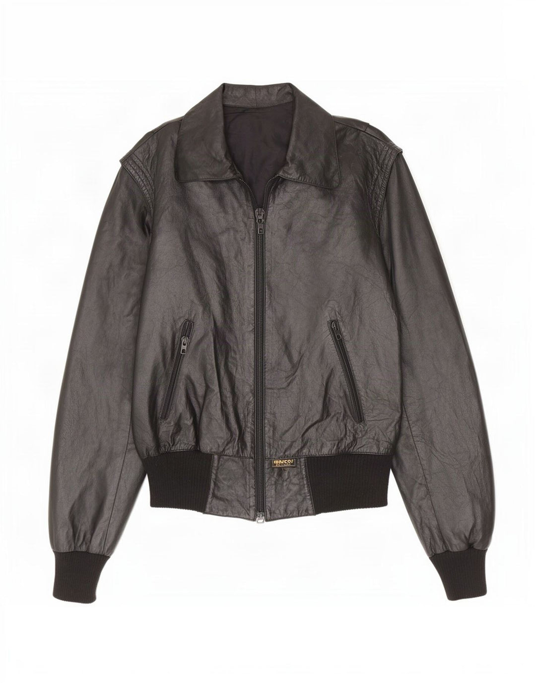 Marcos Veste en cuir pour femme IT 44 Noir moyen