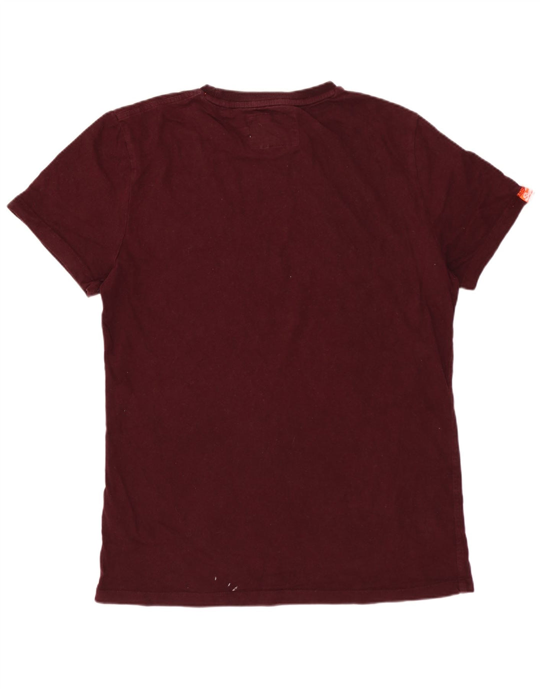 SUPERDRY T-Shirt Homme Top Large Bordeaux Coton