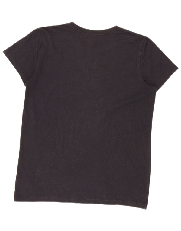 Under Armour T-shirt graphique pour femme UK 12 Noir moyen