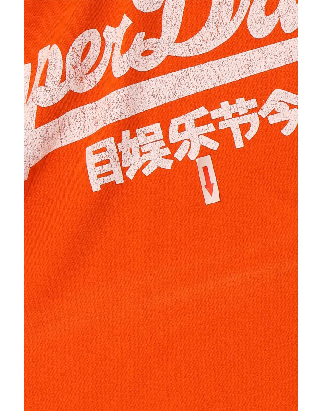 Superdry T-Shirt Graphique Homme Orange Moyen