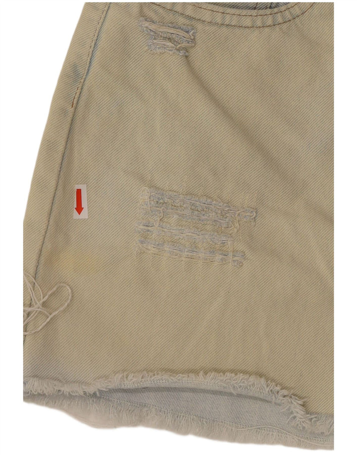 LEVI'S Mini jupe en jean effet vieilli W28 pour femme en coton bleu moyen