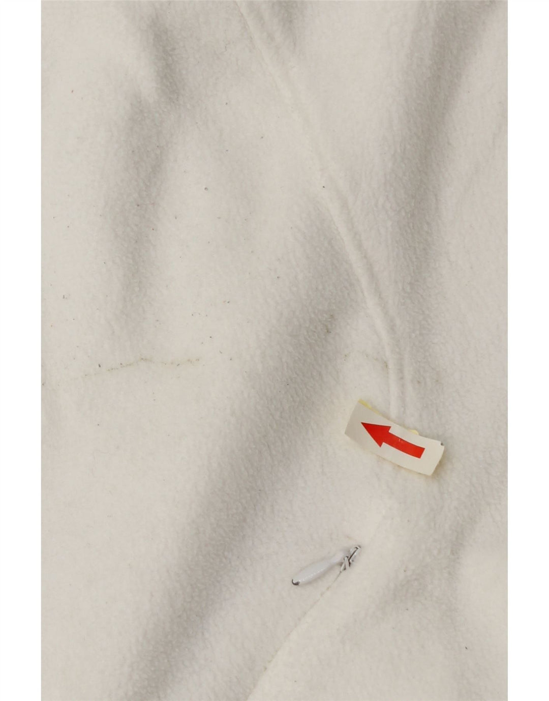 Marks & Spencer Veste polaire pour femme UK 14 Large Blanc Polyester