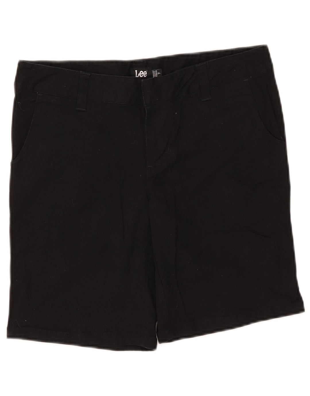 LEE Short Chino Femme US 7 Medium W30 Coton Noir