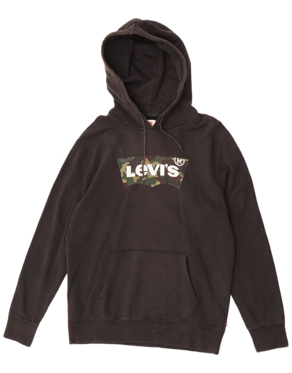 Levi's Pull à Capuche Graphic Homme Noir Moyen Coton