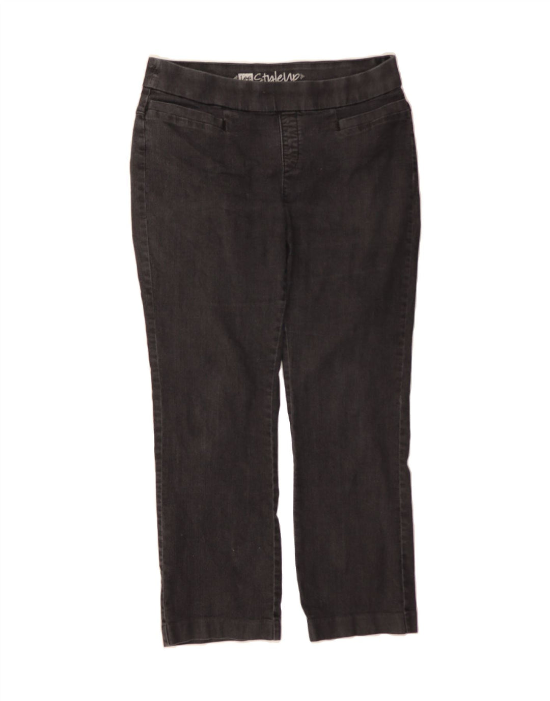 LEE Womens Slim Jeans US 16 2XL W36 L30 Grey Cotton Vintage Lee and Second-Hand Lee from Messina Hembry 