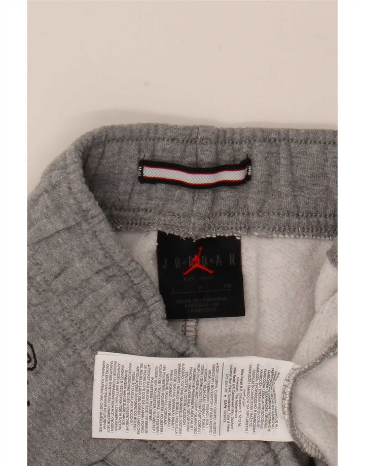 Jordan Short de sport pour homme Petit coton gris