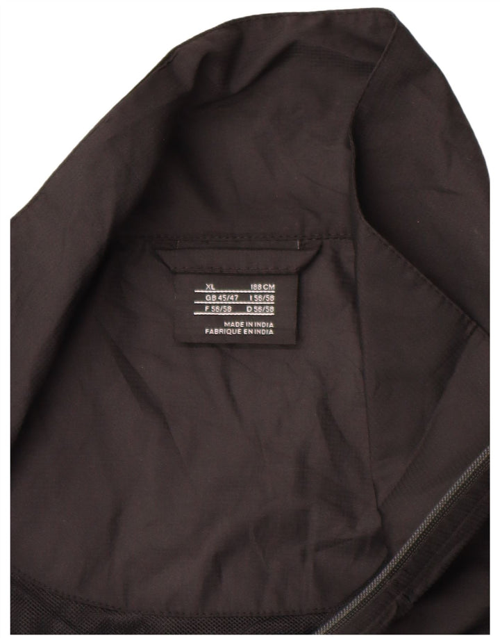 Nike Veste de survêtement à manches courtes pour homme UK 45/47 XL Noir