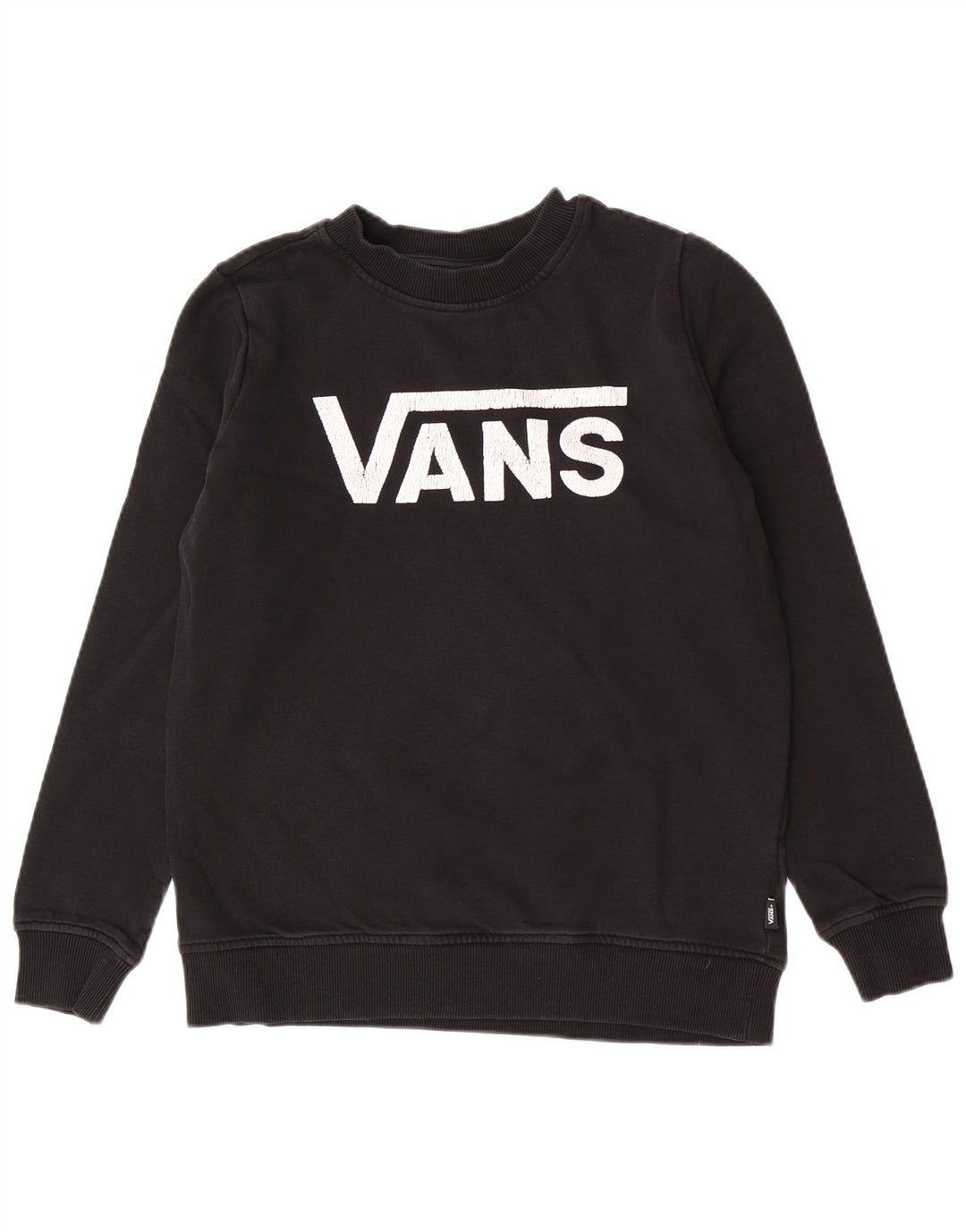 Vans Sweat-shirt graphique pour femme en coton noir Small