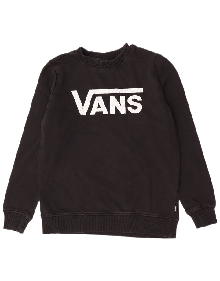 Vans Sweat-shirt graphique pour femme en coton noir Small