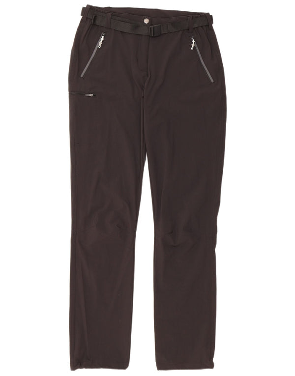 REGATTA Pantalon cargo slim pour femme UK 10 Small W27 L31 Noir Polyamide