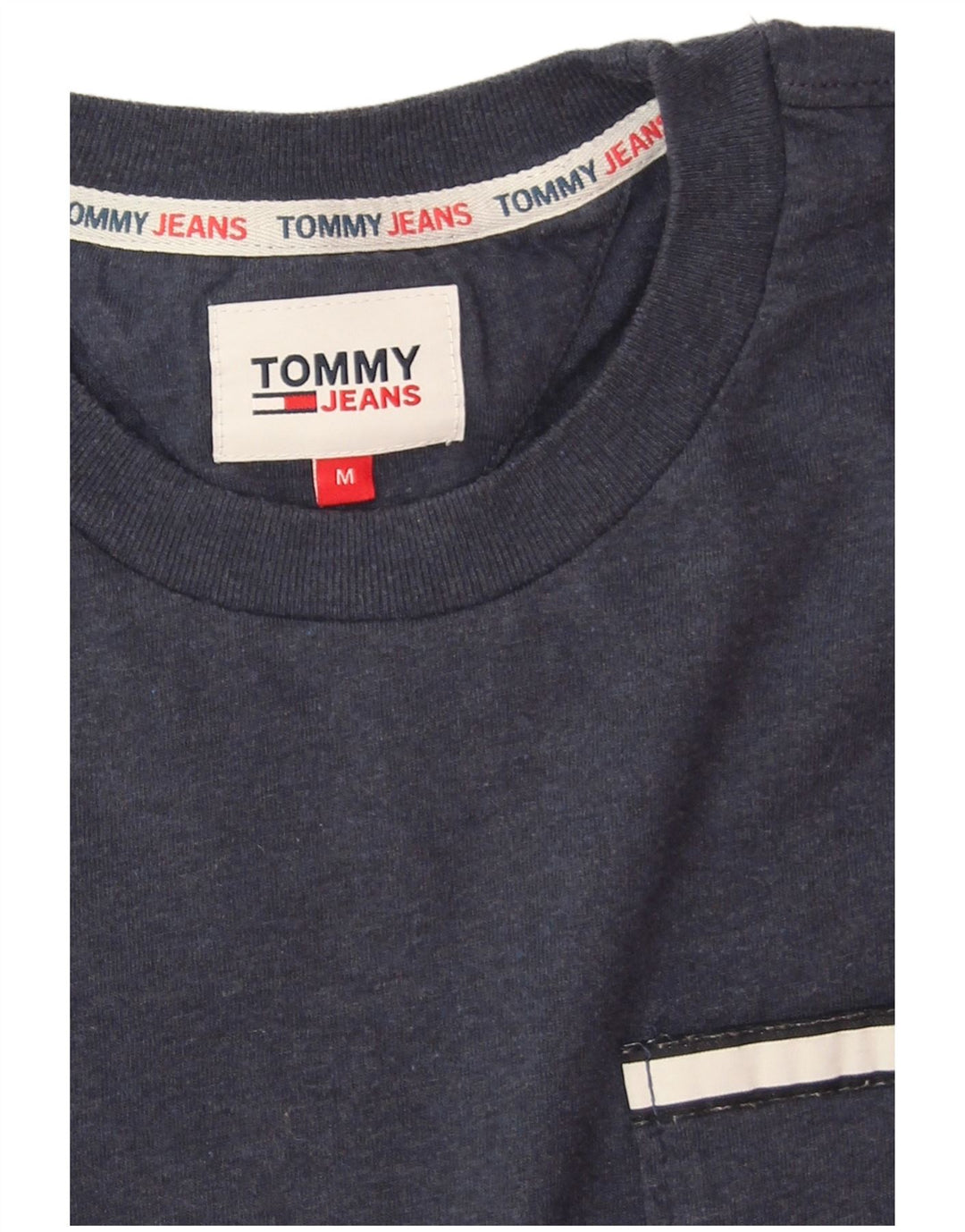 Tommy Hilfiger T-Shirt Homme Bleu Marine Moyen Coton