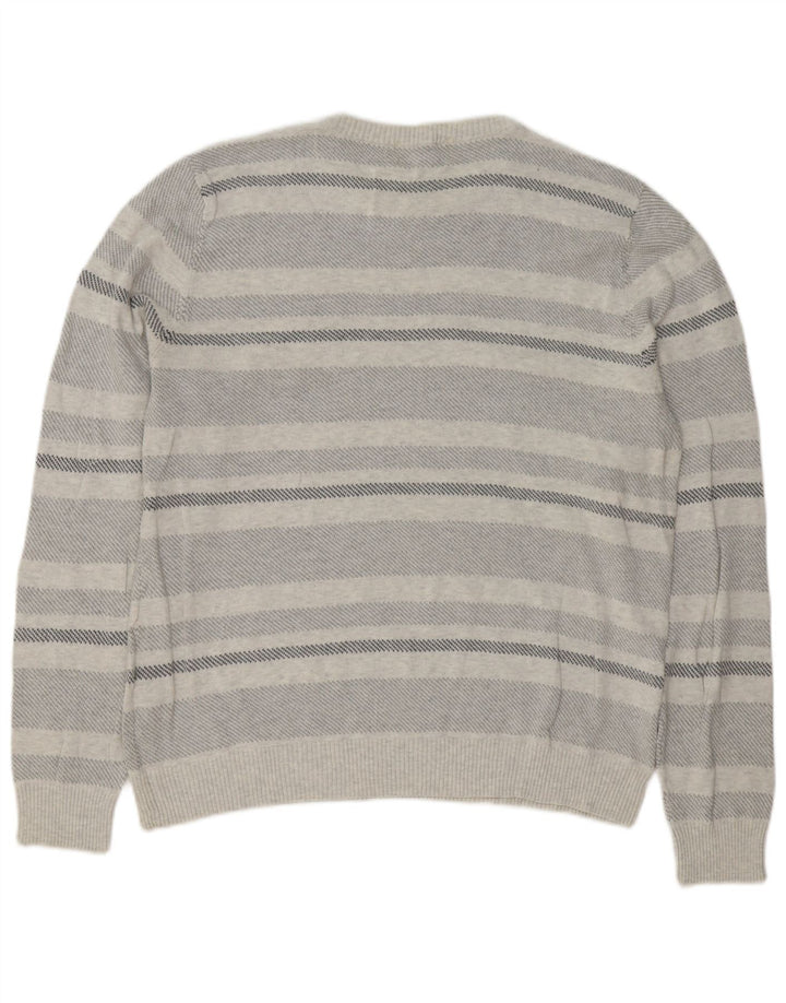 Marks & Spencer Pull à col rond bleu Harbour pour homme, grand gris