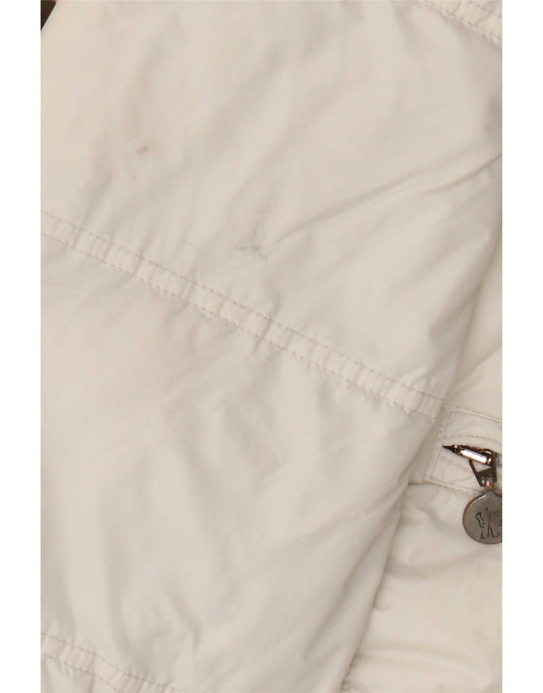 Moncler Veste matelassée graphique pour filles 9-10 ans Polyamide color block blanc