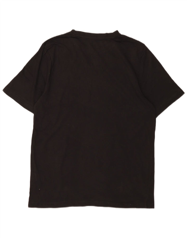 KAPPA T-Shirt Graphique Homme Grand Noir Coton