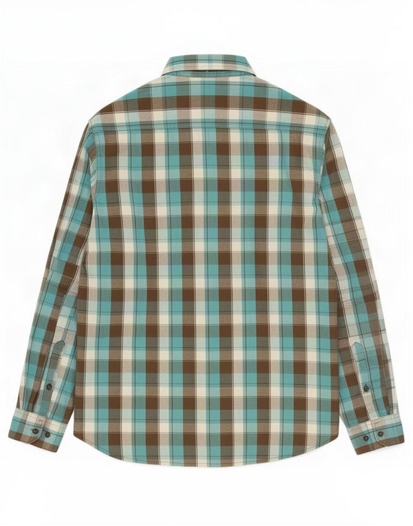 Lee Chemise Homme Grand Carreau Bleu Coton