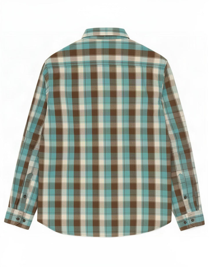 Lee Chemise Homme Grand Carreau Bleu Coton