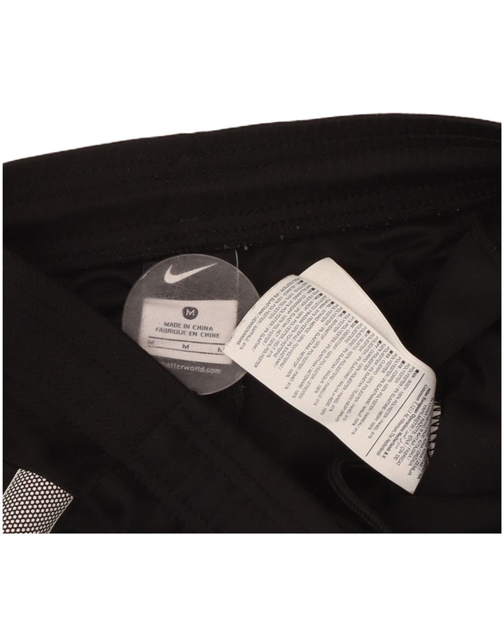 NIKE Pantalon de survêtement pour femme UK 14 Polyester color block noir moyen