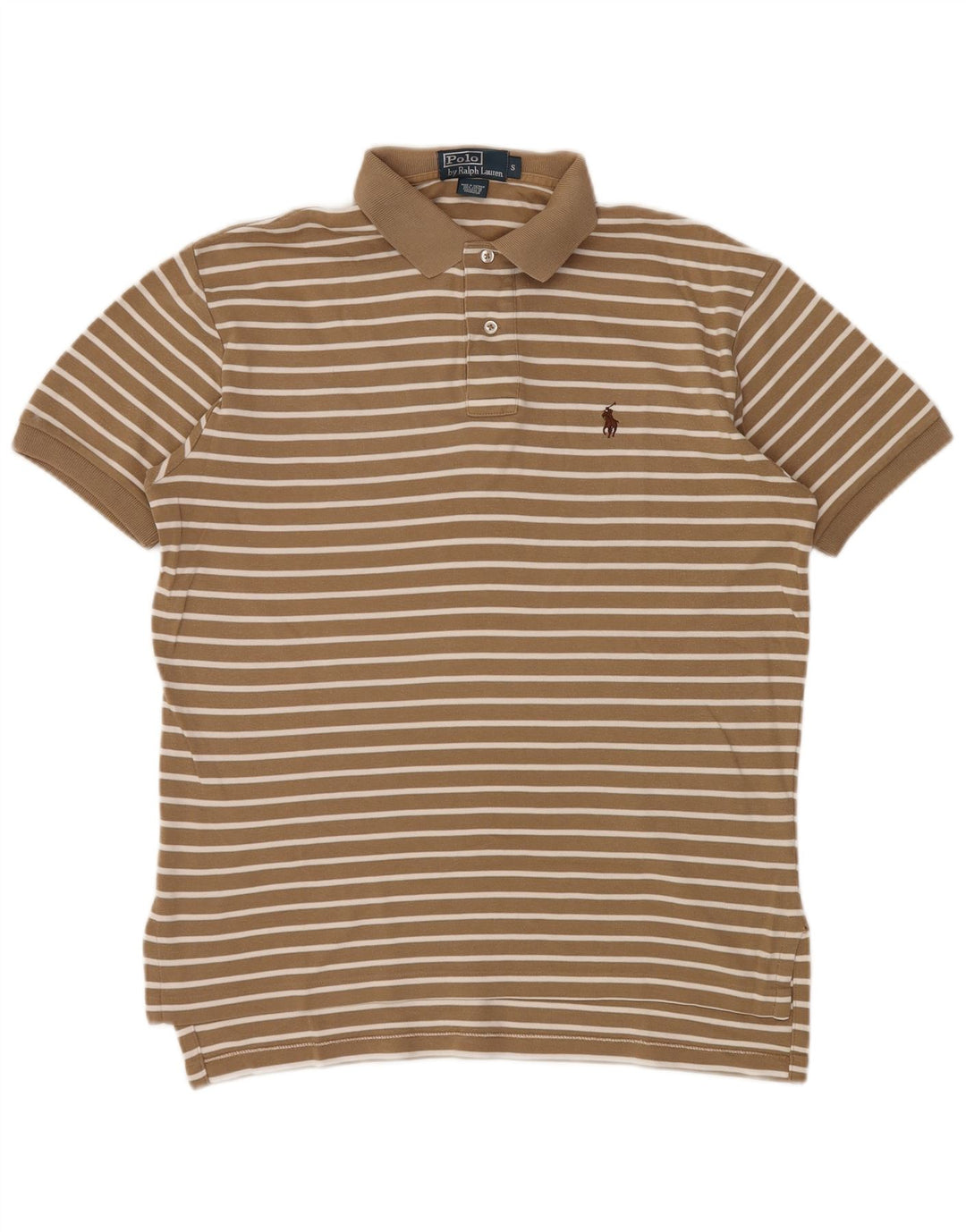 Polo Ralph Lauren Polo Homme Petit Coton Rayé Marron