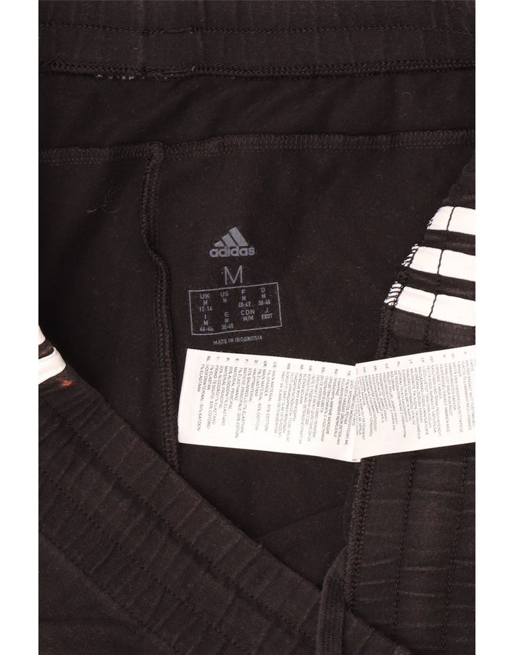 ADIDAS Short de sport pour femme UK 12/14 Coton noir moyen